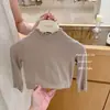 ¡Limón Salado Siete Cacao Marrón! Conjunto de otoño para niñas estilo coreano, chaleco de punto y pantalones de campana conjunto de dos piezas, moderno