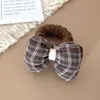 Nuevo Scrunchie Cuadros Retro Lindo Moderno Versátil Anillo para el Cabello Alta Elasticidad No Daña el Cabello Muy Duradero No Se Rompe Fácilmente Accesorios para el Cabello
