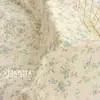 Patrón de Rayas Caladas Algodón Puro Estilo Coreano Fresco Tela Grado A para Cortinas de Madre y Bebé, Camisas y Vestidos