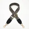 Nuevo bolso con correa de hombro ancha con estampado de leopardo, accesorios, correa ajustable para el hombro, bandolera larga, comercio exterior, bolso de mujer, correa de hombro