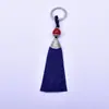 Llavero, Borla de Boca de Pez, Colgante para Bolso, Borla para Sombrero, Colgante para Pendiente, Accesorios Hechos a Mano Estilo Chino