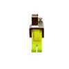 Fio de ouro coelho amarelo verde cor de limão plástico Teflon rolo calcador POM aço máquina de costura resistente ao desgaste universal para grosso e fino engrenagem