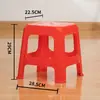 Taburete Pequeño de Plástico para Uso en Casa, Taburete de Plástico Engrosado para Adultos, Taburete Cuadrado Creativo, Silla de Plástico Moderna Sencilla