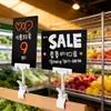 Etiquetas de Precio de Frutas, Tableros de Exhibición de Precios, Etiquetas de Precio Impermeables para Alimentos Frescos, Clips Publicitarios Pop, Señales Promocionales, Etiquetas de Precio Impermeables