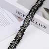 Correa Estilo Tweed Cepillo de Dientes Borde Crudo Fleco de Correa Accesorios para el Cabello Tiras Decorativas Hecho a Mano DIY Cinta Diadema Encaje Al por Mayor