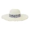 Chapéu de sol de cúpula para viagens ao ar livre na primavera e no verão, chapéu de aba larga, estilo britânico, proteção solar, chapéu de palha rústico DMBCM022