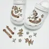 2026 Moda Nuevo Versátil Zueco de Oso con Cuentas Accesorios para Zapatos DIY Dijes Desmontables para Zapatos Hebillas de Zapatos de Alta Gama