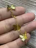 Gran Venta Zhongxing Accesorios para Joyería DIY Chapado en Cobre Oro de 14K Tapa de Flor Hebilla de Cierre Gancho para Oreja Tapones para Oreja Accesorios Al Por Mayor