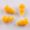 10*20mm Agujero Recto Forma de Calabaza Acrílica Color Cera de Abeja Cuentas Sueltas Accesorios para Joyería