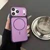 Marco de Fotos Fantasma de Dos Tonos Funda Magnética para Teléfono Adecuada para Apple 17Promax Cobertura Completa 15 Tendencia 12 Acrílico 11