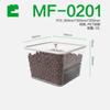 Supermercado fruta seca caja sellada semillas de melón cacahuetes frutos secos cubo de snacks caja de snacks transparente engrosada caja sellada ampliada caja tostada