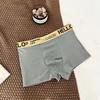 Ropa interior nueva para hombre transpirable al por mayor cómodos boxers de color liso shorts de cintura alta cintura media hombres al por mayor