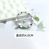 Hebilla de esquina Nudo Hebilla Camiseta Hebilla decorativa Dobladillo de camisa Hebilla de fijación Versátil Perla de alta calidad Diamante Seda Hebilla de toalla
