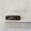 Presilha de Cabelo Estilo Vintage com Estampa de Leopardo Bb Clip para Mulheres, Grampo para Franja da Testa, Presilha Lateral para a Parte de Trás da Cabeça, Acessório de Cabelo de Luxo Venda por Atacado
