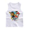 Chaleco infantil del equipo Wangwang, ropa de verano para niños, camiseta sin mangas 2022, ropa de algodón para bebés, ropa exterior, camisa de fondo