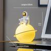 Figuras de Astronauta em PVC em Estoque do Fabricante de Dongguan com Impressão de Logotipo, Aquisição de Presentes Corporativos, Enfeites de Mesa de Astronauta