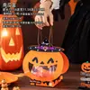 Caixa de Embalagem para Sacola de Doces de Halloween Desenho Animado Abóbora Fantasma Fofa Bolsa Caixa de Presente para Crianças Biscoitos e Lanches