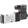 Válvula Solenoide Airtac 4m110-06/210-08/310-10 Válvula Reversible de Cinco Vías y Dos Posiciones Panel Lateral Válvula de Aire Digital