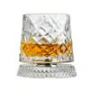 Vaso Rotatorio Creativo de Lujo de Gama Alta para Whisky, Vaso de Licor de Gama Alta, Vaso de Cristal Doméstico Taza Mullen