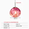 Lámpara Colgante de Lava de Vidrio Transfronteriza, Iluminación Creativa para Cafeterías, Salas de Estar, Comedores, Iluminación de Bares, Ambiente de Alta Gama