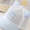 Sombrero de Bebé Verano Ala Ancha Sombrero de Pescador Malla Parasol Gorra de Pico Protección Solar Gorra de Béisbol Niños y Niñas Delgado
