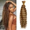 Mechas de Cabello Ondulado Profundo de 20 Pulgadas para Crochet Tejido a Mano Cabello Profundo Amazon Temut Trenza Rizada Romana Peluca