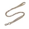 Cuerda táctica de tracción a prueba de explosiones con doble asa, cuerda táctica de nailon para perro, correa elástica para perro para exteriores, correa para perro, correa para perro