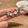 Nuevos pendientes de mariposa vintage 2023 para mujer, aguja de plata 925, diseño de nicho, pendientes de alto sentido, tendencia en joyería, venta al por mayor