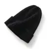 Cachemira Suave y Cera 2025 Otoño e Invierno Nuevo Estilo Unisex Rayas Casual Protección Auditiva Gorro de Pico Moda Gorro de Punto