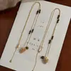 Collar Vintage Exquisito de Piña y Ojo de Tigre, Moderno y Versátil, con un Diseño Sofisticado, Cadena para Suéter, Collar de Ojo de Tigre para Todos los Días