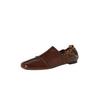 Zapatos Planos Suaves de Piel de Vaca de Primera Capa, Nuevos Zapatos Planos Hechos a Mano Retro con Pliegues y Boca Profunda, Mocasines de Piel Genuina, Zapatos para Mujer