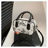 Estampado de Mariposas Verano 2025 Nuevo Dulce Fresco Casual Moderno Elegante Bolso de Mano Hombro Cruzado Axila