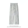 Pantalones Casuales de Patchwork Tie-Dye Nuevos de Verano 2026 para Hombre, Talla Grande, Pierna Recta Holgada, Pierna Ancha, Versátiles, de Largo Completo