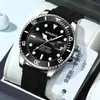 Relógio Masculino Green Submariner com Fecho Borboleta Dupla Face, Tourbillon Vazado, Calendário Luminoso, Quartzo à Prova d'Água, Dropshipping Disponível