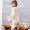 Ropa Protectora Solar para Mujer 2019 Nuevo Verano Playa Abrigo Delgado Chal Exterior Blusa Vacaciones en la Costa Cárdigan de Playa