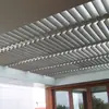 Persianas Eléctricas de Aleación de Aluminio Se Pueden Ajustar Manual o Eléctricamente, Rejillas de Salida de Emergencia, Persianas Eléctricas Impermeables y a Prueba de Lluvia