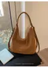 Bolsa Tote Moda Retrô Comércio Exterior para Mulheres 2025 Novo Modelo Mochila de Trabalho de Grande Capacidade Bolsa de Ombro Simples de Alto Padrão