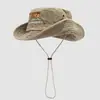 Nuevo Sombrero para el Sol de Exterior para Mujer, Moderno, Selva, Senderismo, Pesca, Parasol, Sombrero de Senderismo, Sombrero para el Sol Bordado para Hombre
