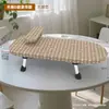 Tabla de Planchar de Madera Maciza para el Hogar de Escritorio Plegable Almohadilla para Tabla de Planchar Plancha Eléctrica Estante Grande para Planchar Ropa Mini Almohadilla
