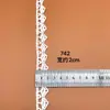 Ventas Directas de Fábrica 1-2cm Pestaña Ondulada Encaje Soluble en Agua Accesorios Cortinas de Código de Barras Ropa para Mujer Lolita Bricolaje