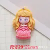 Nueva brillante princesa de cuento de hadas DIY creativa casera funda para teléfono móvil pasador hebilla de zapato refrigerador accesorios de resina