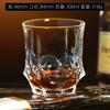 Estátua Dourada Cruzada Vidro Copo de Uísque Estilo Europeu Transparente Pintura Dourada Doméstico Bar Copo de Brandy Vidro para Cerveja