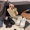Zapatos Casuales Deportivos Estilo Europeo 2025 Primavera Nuevos Versátiles Zapatos de Plataforma de Suela Gruesa Estilo Hong Kong Zapatos de Papá para Mujer Ins
