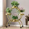 Soporte Multifuncional para Flores de Balcón, Soporte para Macetas de Plantas Verdes, Soporte de Hierro Móvil de Múltiples Niveles para el Hogar, Soporte de Piso para Flores de Sala de Estar con Ruedas