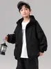 Chaqueta con capucha estilo ropa de trabajo para niños, Primavera y Otoño 2026, Nueva, Holgada, Mediana y Grande, Cremallera para Niños, Chaqueta Casual, Top Moderno y Genial