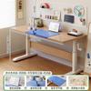 Mesa de estudo Mesa para crianças Mesa de madeira maciça Escrivaninha dupla Escrivaninha para alunos do ensino fundamental Mesa de trabalho para computador Mesa para computador Mesa elevatória