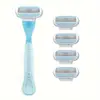 Navaja de afeitar manual, Navaja depilatoria, Navaja de afeitar para partes íntimas de mujer, Axilas, Vello de las piernas, Navaja de seguridad, Al por mayor en stock