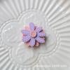 Acessórios de flores de resina faça você mesmo, camada dupla, pétalas de girassol, margarida, acessórios para cabelo de crianças, sapatos artesanais, meias, material de joalheria
