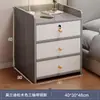 Mesita de Noche Pequeña para Dormitorio del Hogar 2026 Venta Caliente Almacenamiento Gabinete Pequeño Mesita de Noche para Habitación de Alquiler Estante de Almacenamiento Simple