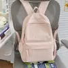 Nova Mochila Escolar para Meninas, Estilo Coreano Ins Bordada com Estrelas, Alto Valor Estético, Mochila Casual Versátil para Alunos do Ensino Fundamental, Médio e Superior